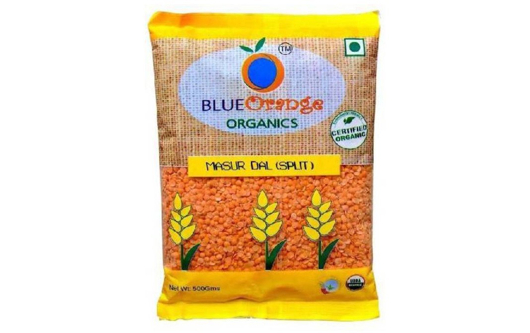 Blue Orange Organics Masur Dal (Split)    Pack  500 grams
